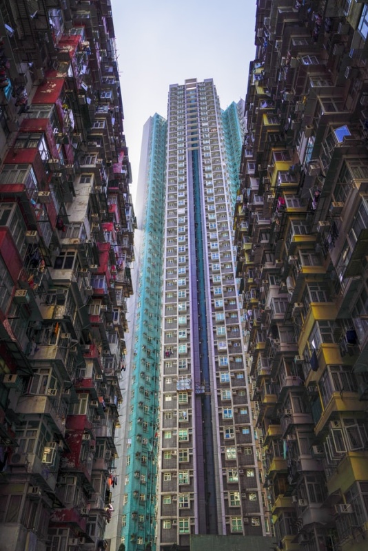 Wieżowce w Hong Kongu